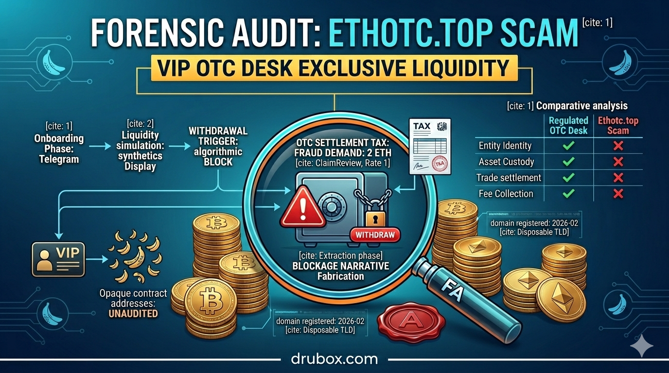 Forensic breakdown of ethotc.top scam OTC withdrawal restriction model