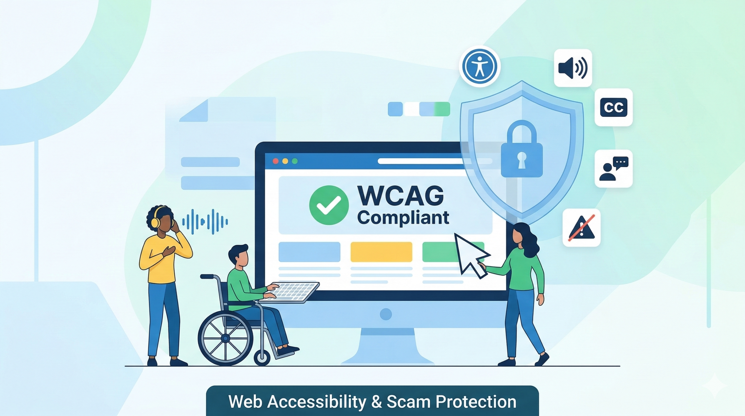 Featured image indicating how to make website wcag compliant