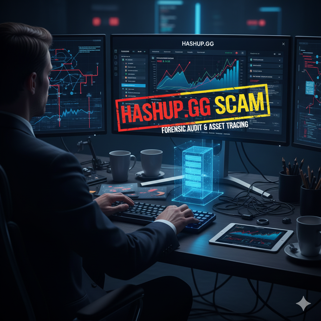 Hashup.gg Scam Analysis: Dismantled GameFi & P2E Fraud 9 Forensic blockchain tracing diagram exposing the fake tokenomics and NFT minting extortion mechanics of a hashup.gg scam analysis