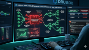 Forensic blockchain tracing diagram exposing the liquidity illusions and advance-fee extortion mechanics of a bitwon.exchange scam