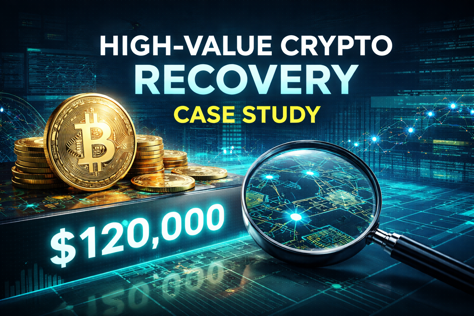 Forensic blockchain visualization mapping the cross-chain movement of stolen cryptocurrency in a high value crypto recovery case study