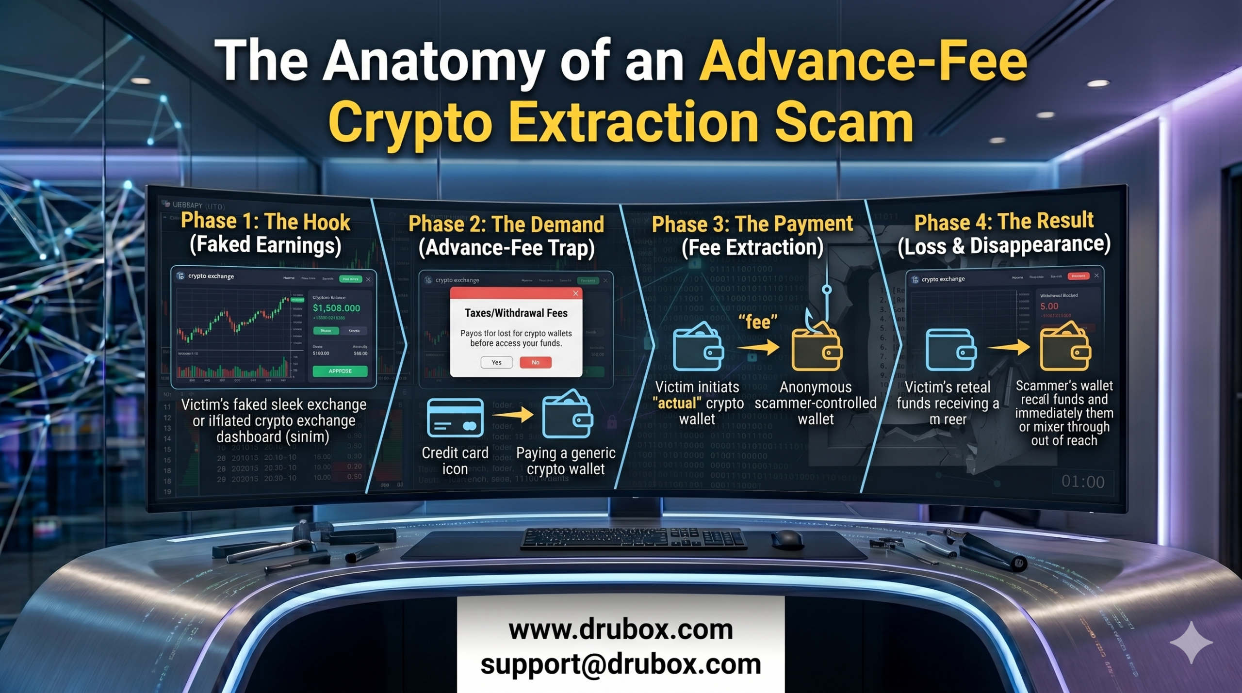 advance-fee crypto extraction featured image