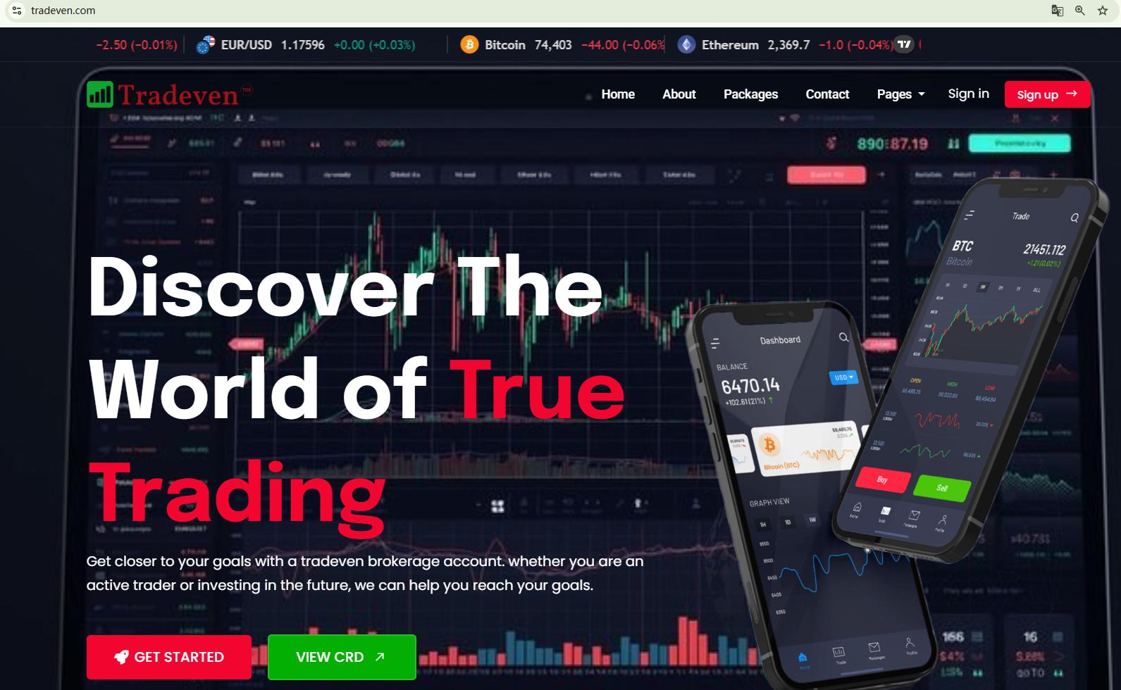 Forensic infrastructure map exposing Tradeven's simulated algorithmic trading API and unverified cryptocurrency routing.