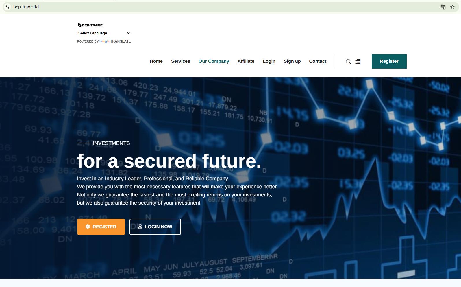 A digital forensic investigation into the Bep Trade scam, highlighting the fake UK corporate identity and the official FCA blacklist warning.
