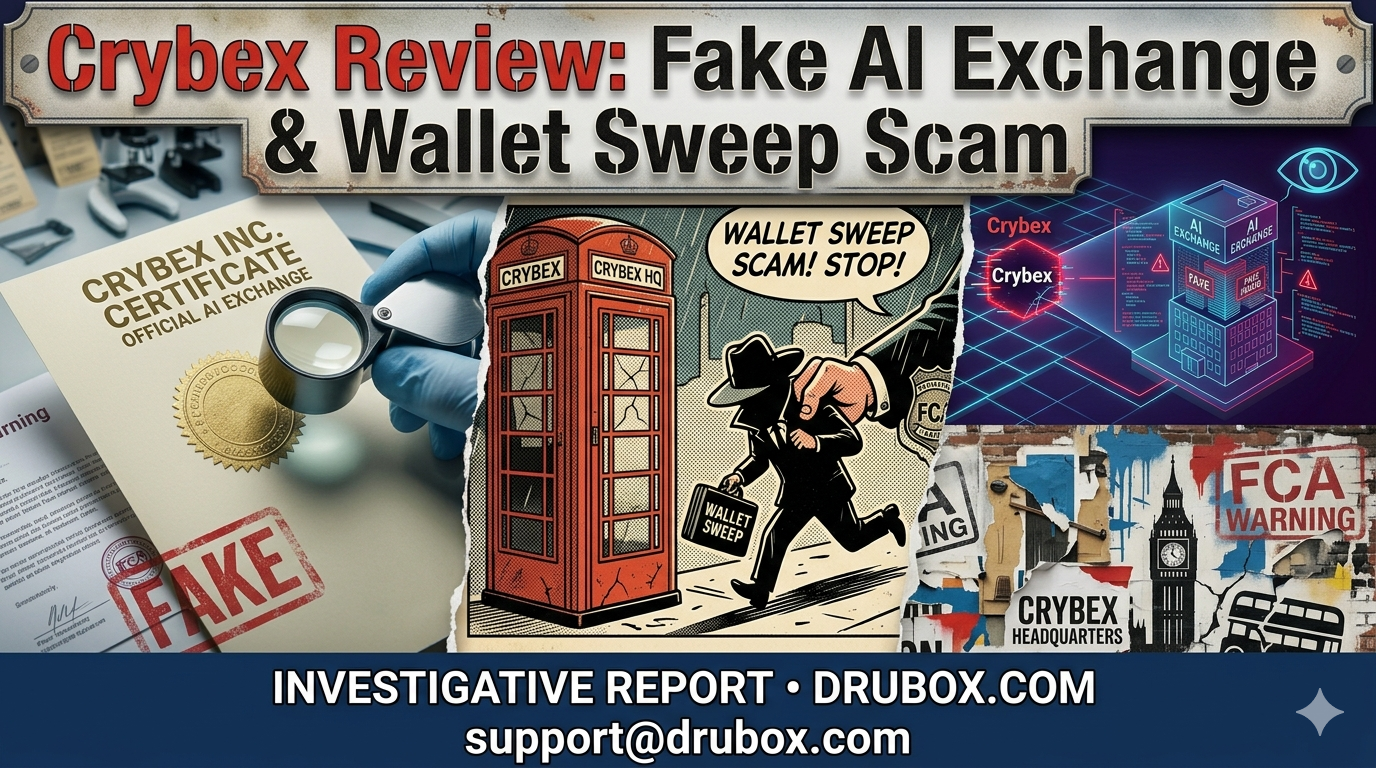A forensic investigation into the Crybex fake AI exchange, revealing how its simulated automated trading system sweeps crypto assets.