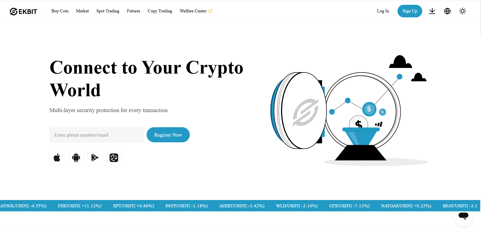 A forensic investigation into the Ekbit fake copy trading app, exposing how its simulated exchange system freezes user account balances.