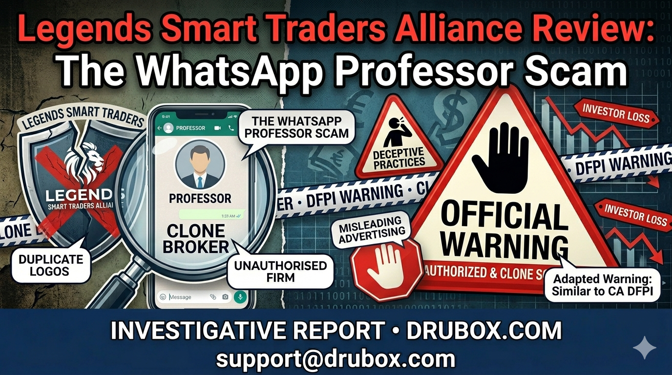 A forensic breakdown of the Legends Smart Traders Alliance WhatsApp scam, highlighting the use of fake Professors and social engineering tactics.