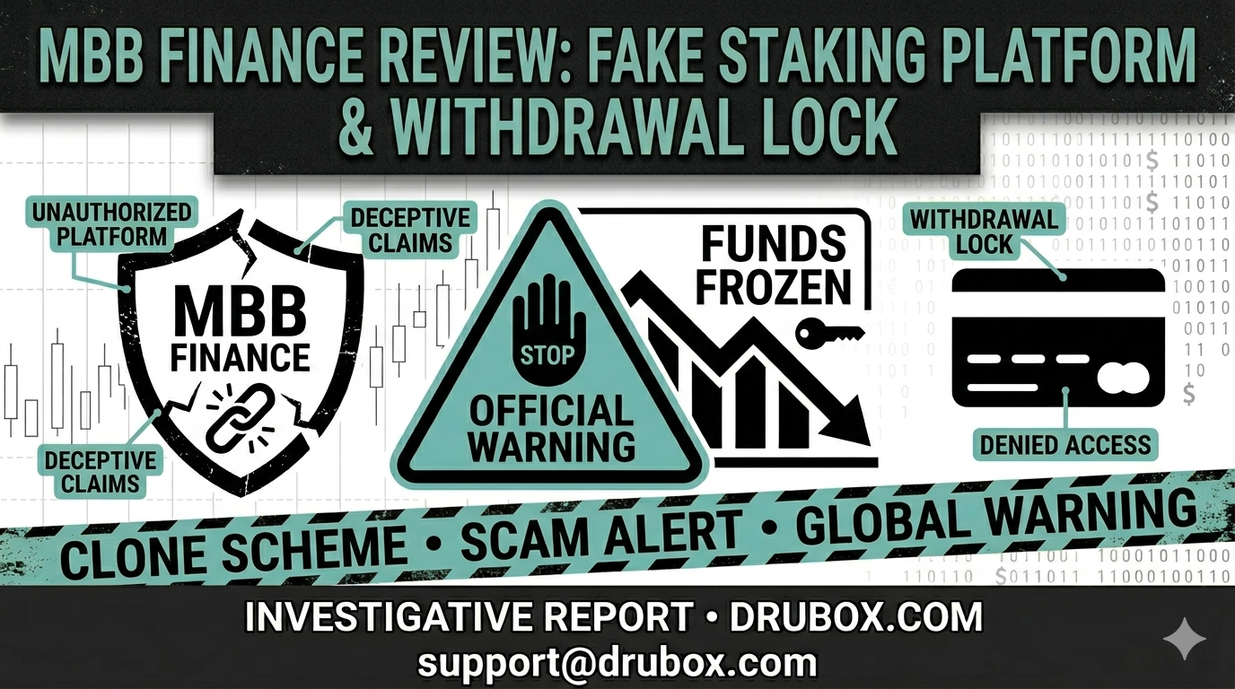 A forensic investigation into the MBB Finance scam broker, exposing how its simulated staking system locks user crypto withdrawals behind fake security sync codes.