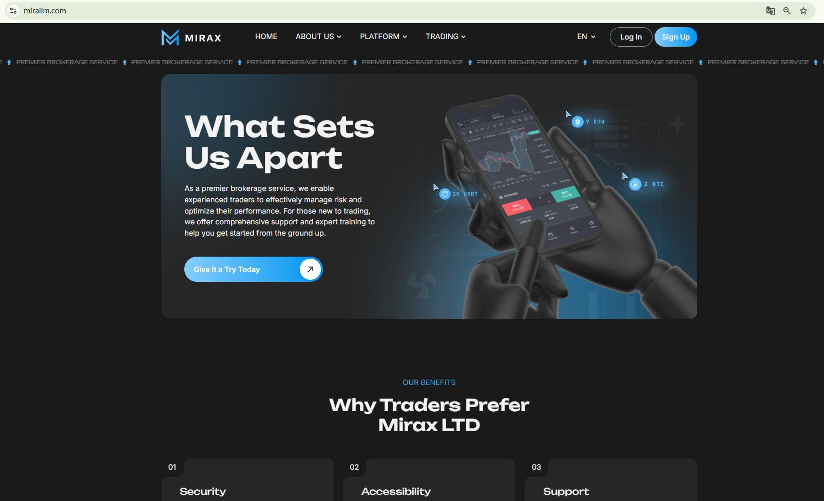 A 3D digital illustration of a broken digital padlock hovering over a fraudulent stock market ticker, symbolizing the unauthorized nature of the Mirax Miralim brokerage.