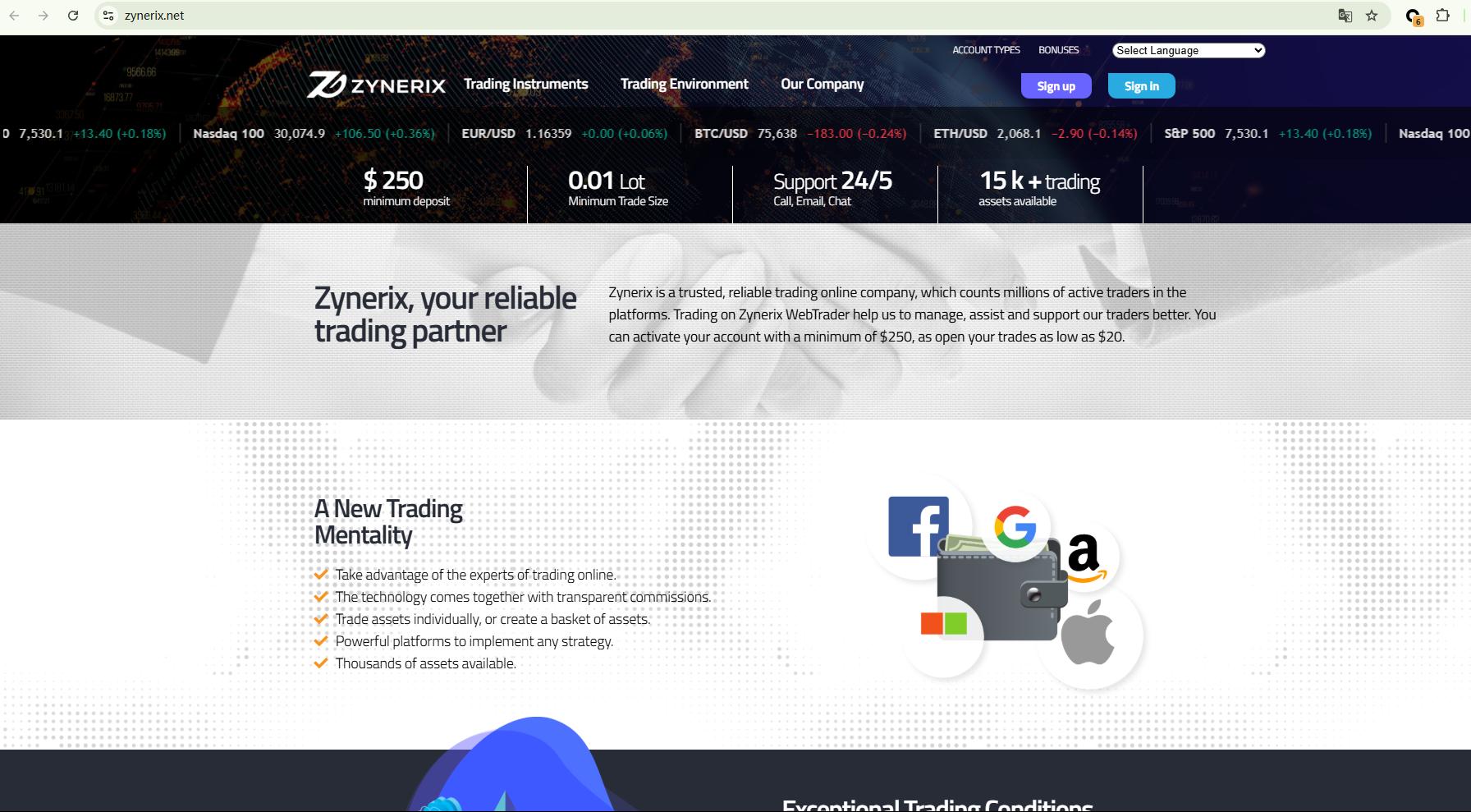 A forensic visualization of Zynerix an anonymous digital trading shell, highlighting the lack of regulatory oversight and the risk to investor capital.